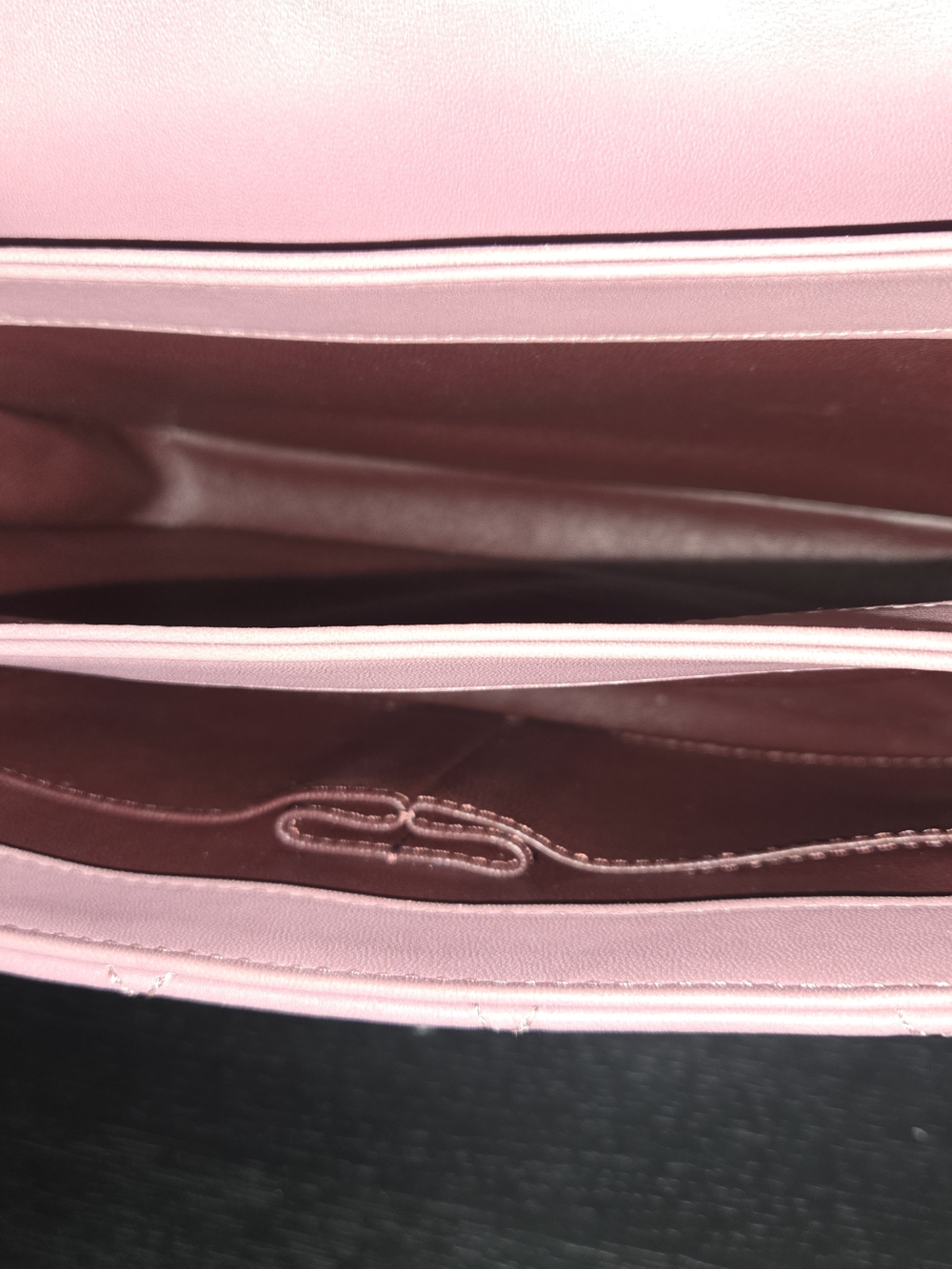 Chanel Trendy CC Flap Lambskin Quilted Leather Top-Handle Bag Mauve Pink - Picture 9 of 12